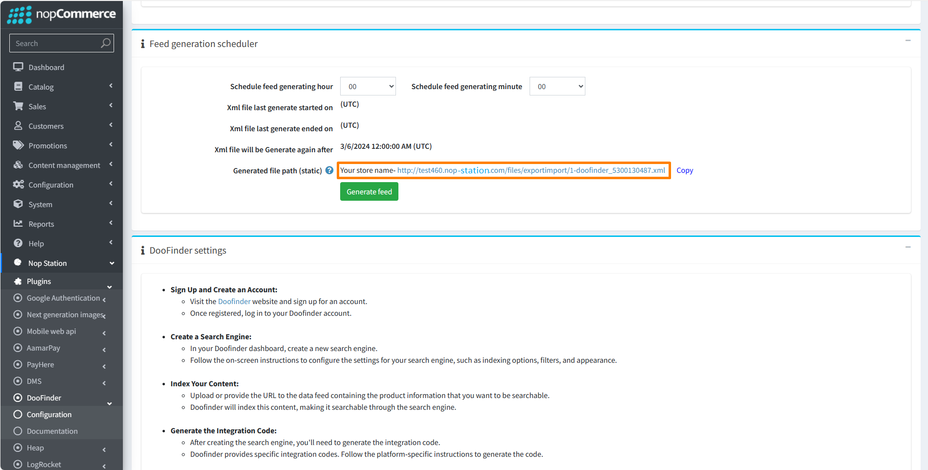 Feed Generation Scheduler